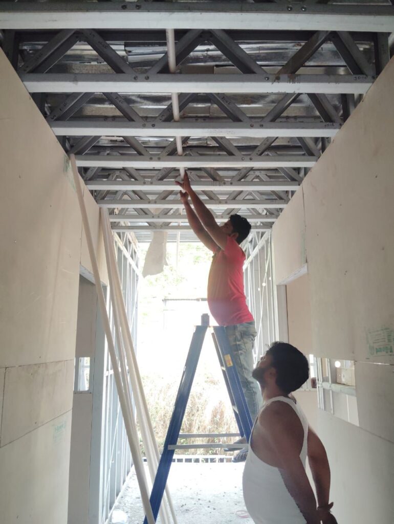 11. Cement Fiber Board Work Second Floor (1)