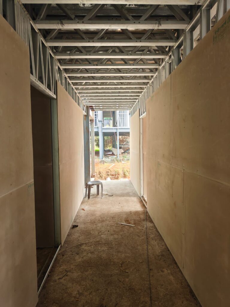 11. Cement Fiber Board Work Second Floor (2)